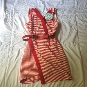 Shop Hopes Flirt Alert Red and White Dress